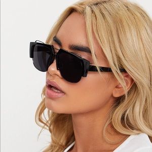 PrettyLittleThing slanted sunglasses